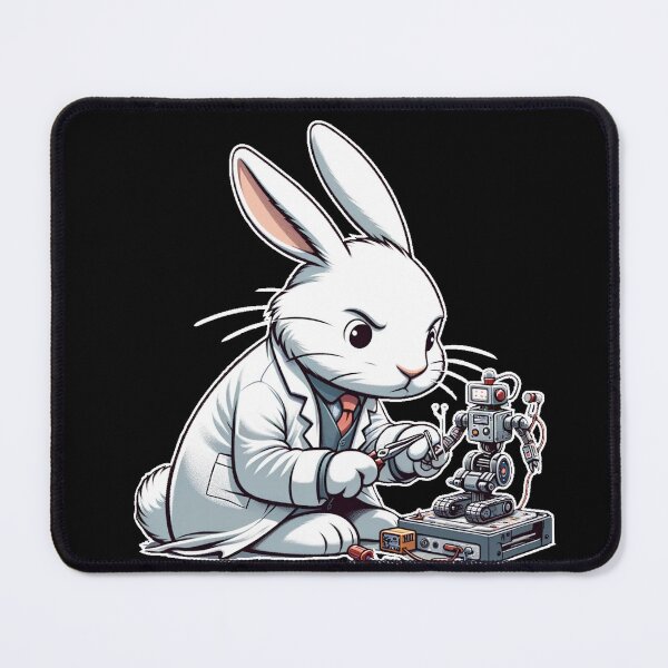 Item preview, Rabbit Engineer Creating a Robot designed and sold by lAnJefurtifeu.