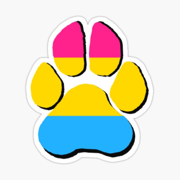 Pan paw Sticker