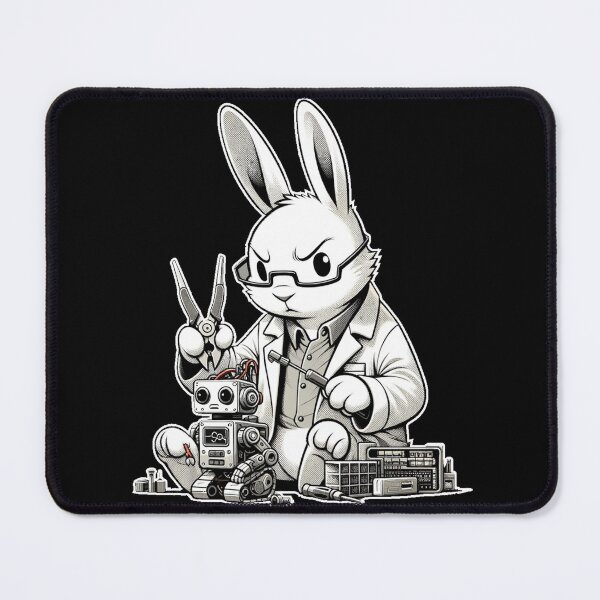 Item preview, Rabbit Engineer Creating a Robot designed and sold by lAnJefurtifeu.