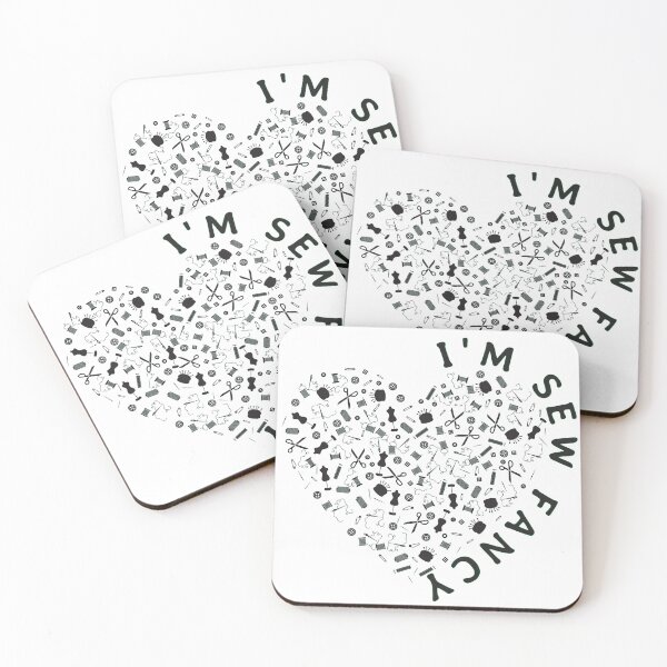 Item preview, Cute Sewing Kit In Heart Shape Sewer Sewing Craft Lover Gift - I'm Sew Fancy designed and sold by Wiss2Arts.