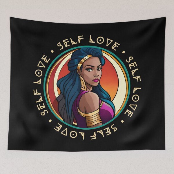 Item preview, Marvelous Self Love Superhero Woman Gypsy Bohemian Green designed and sold by Melan Designs.