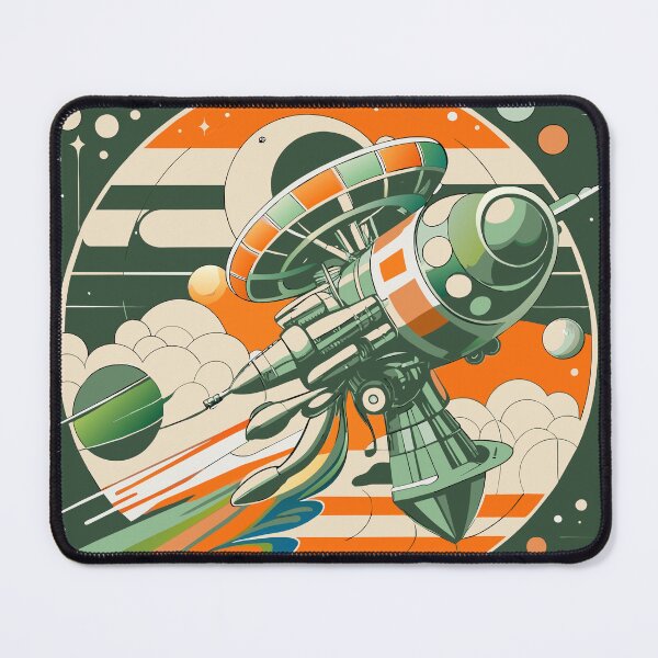Item preview, Rocket flying past the planets designed and sold by NurjanBR.