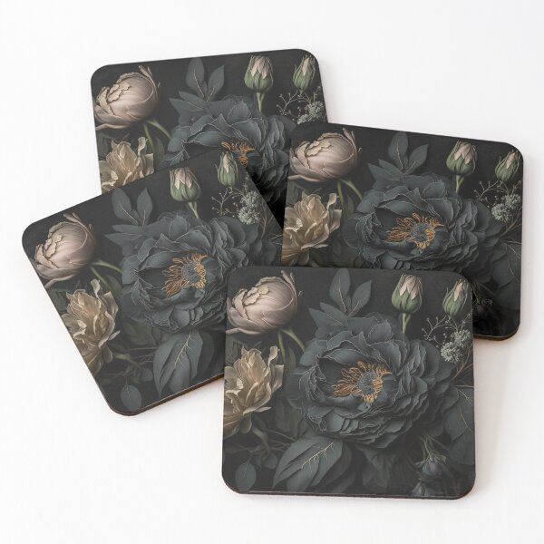 Item preview, dark floral moody plants designed and sold by Karisdesignss.