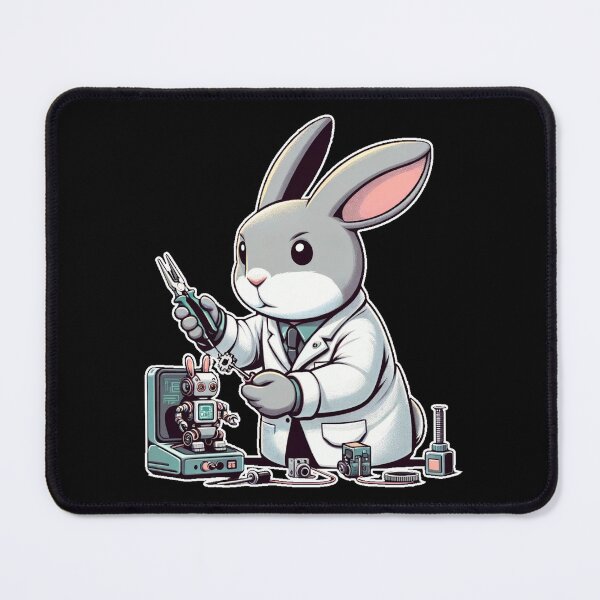 Item preview, Rabbit Engineer Creating a Robot designed and sold by lAnJefurtifeu.