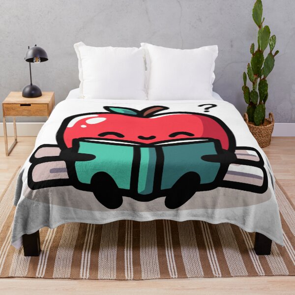 Item preview, Cute Apple Reading designed and sold by BluRockDesigns.