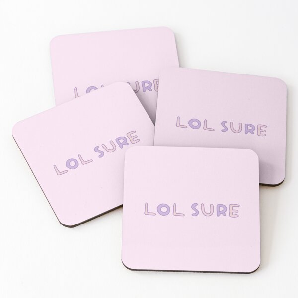 Item preview, Kawaii Aesthetic Quirky Text Meme | LOL SURE designed and sold by sarahgirlshop.