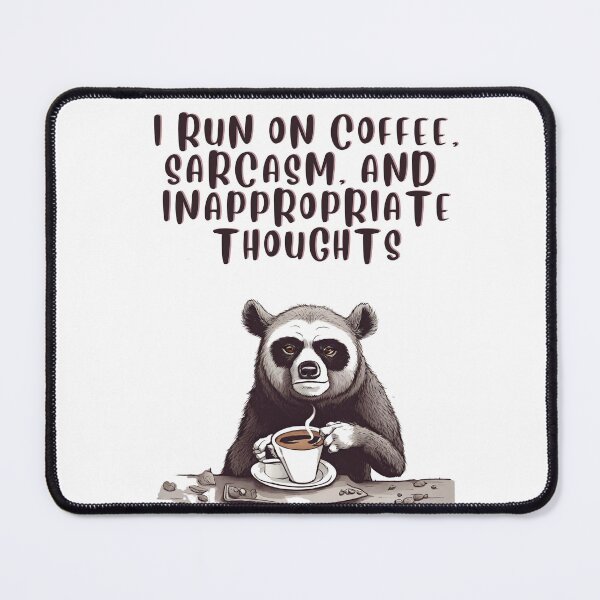 Item preview, Funny Sarcasm and Inappropriate Thoughts Art designed and sold by NDMDesignStudio.