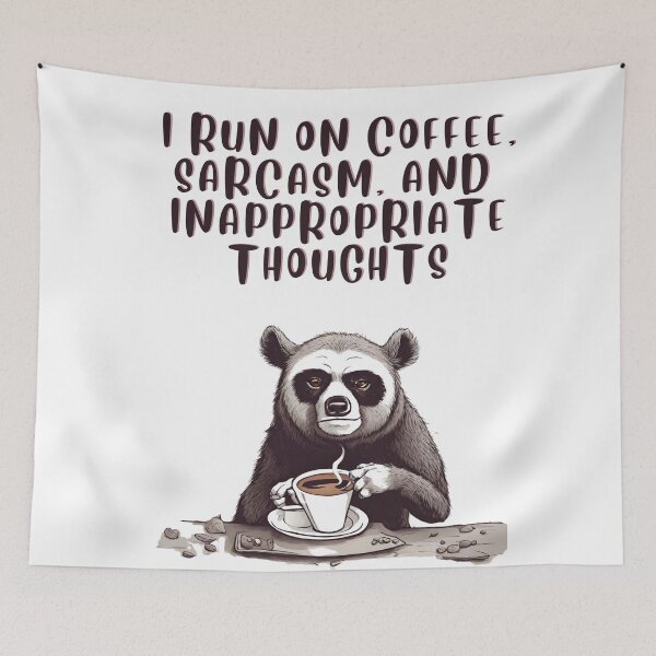 Item preview, Funny Sarcasm and Inappropriate Thoughts Art designed and sold by NDMDesignStudio.