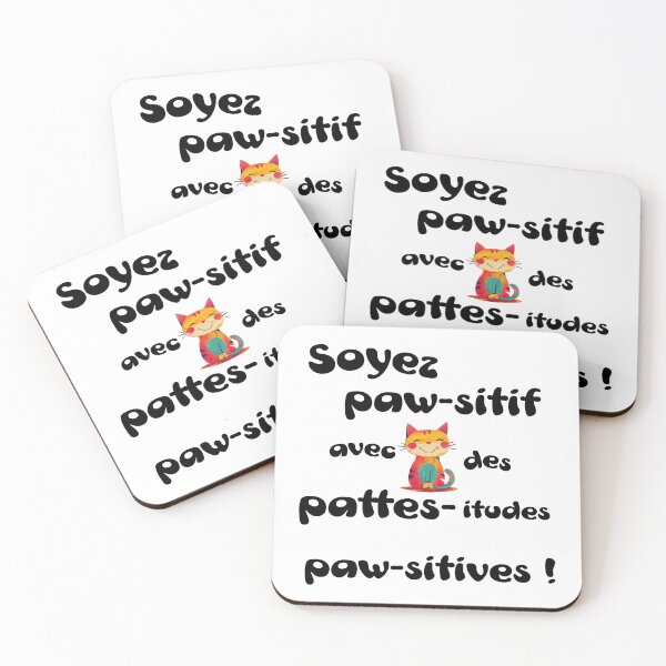 Item preview, be paw-sitive with paw-sitive paw-itudes designed and sold by jean giosi.