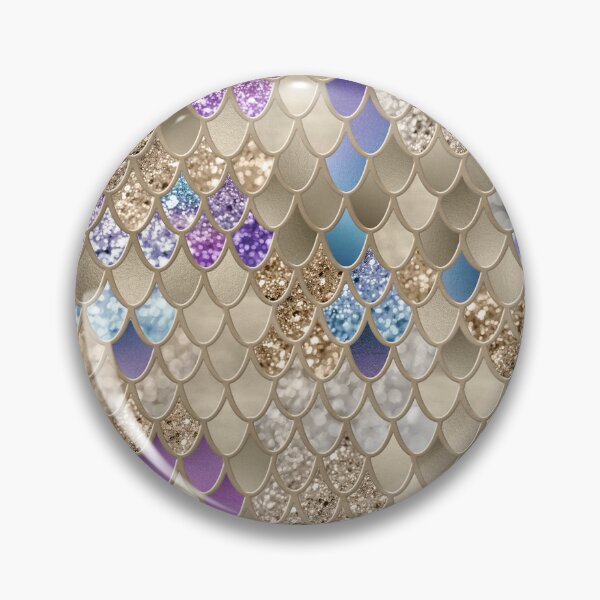 Item preview, Gold Violet Blue Mermaid Scales Glam #2 (Photo of Glitter Only - Not Reflective) designed and sold by Anita's & Bella's Art.