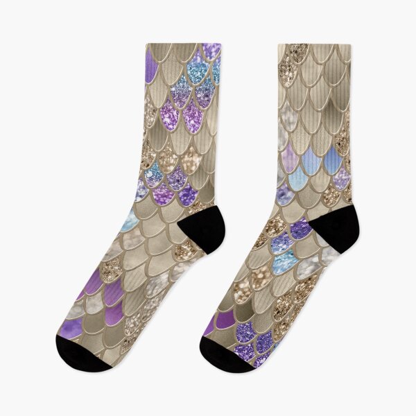 Item preview, Gold Violet Blue Mermaid Scales Glam #2 (Photo of Glitter Only - Not Reflective) designed and sold by Anita's & Bella's Art.