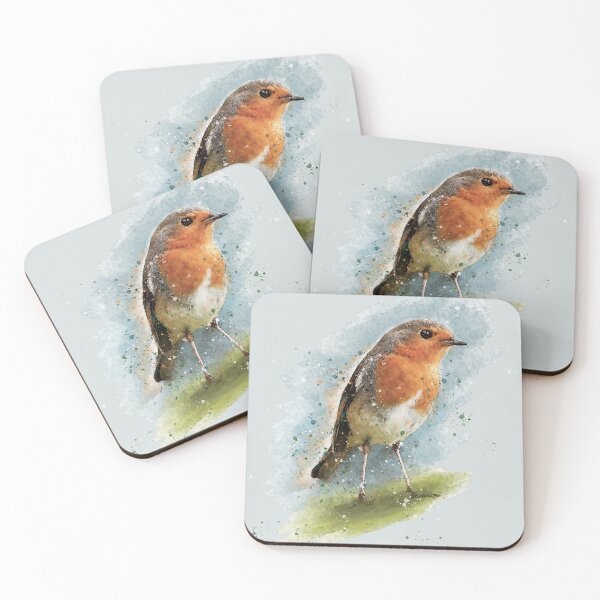 Item preview, Robin bird Watercolor designed and sold by studioss76.