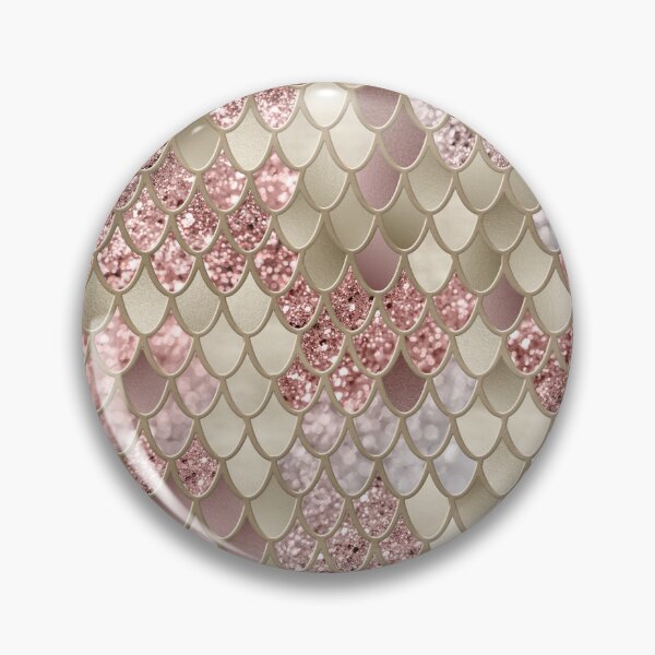 Item preview, Gold Rose Gold Mermaid Scales Glam #1 (Photo of Glitter Only - Not Reflective) designed and sold by Anita's & Bella's Art.