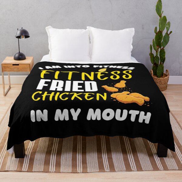 Item preview, im into fitness fitness fried chicken in my mouth designed and sold by Thespacerocket.