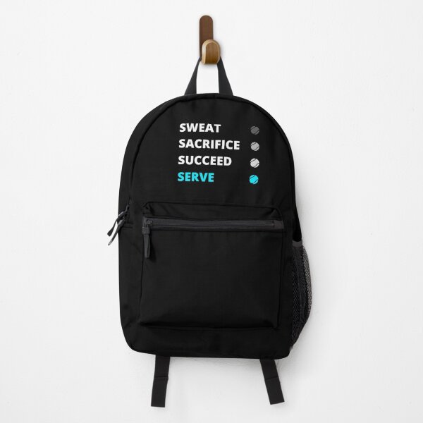 Item preview, Sweat Sacrifice Succeed Serve Tennis Motivational Design designed and sold by FlammableTacoTS.