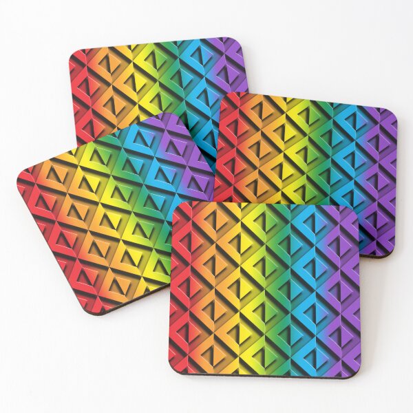 Item preview, Great Wave of Geometric Rainbow designed and sold by TheirChoice.
