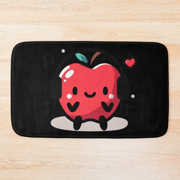 Item preview, Cute Apple Listening To Music designed and sold by BluRockDesigns.