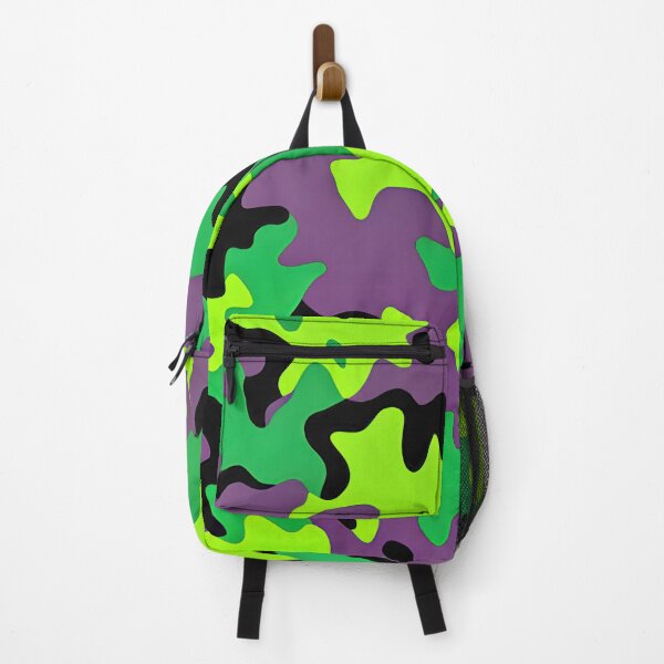 Item preview, #C106: Green Lime And Black On Purple Camouflage Series designed and sold by FarStarL33.