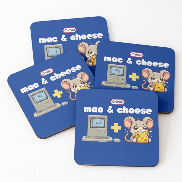 Item preview, Techie Treats: Vintage Mac and Cheesy Mouse Design designed and sold by Sir Meow Meow.