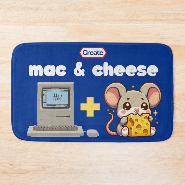 Item preview, Techie Treats: Vintage Mac and Cheesy Mouse Design designed and sold by Sir Meow Meow.