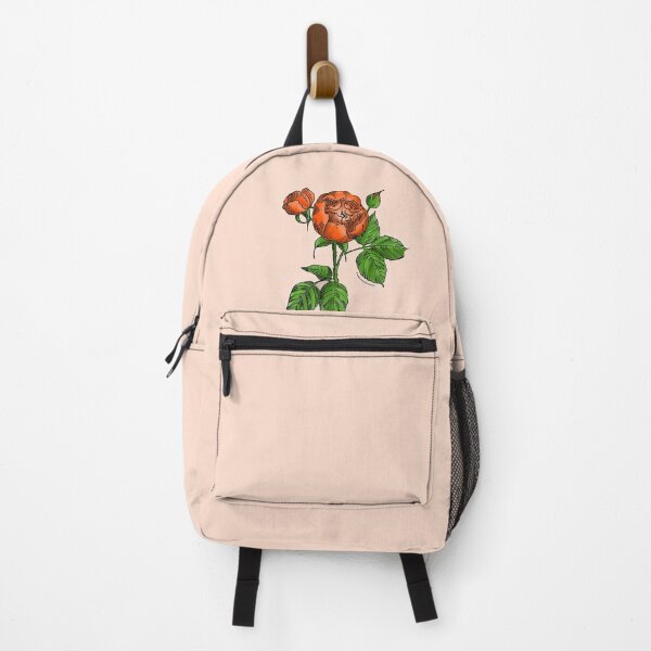 Item preview, Orange Globular Rose Bloom Semi-Double 8-15 Petals In 2 Rows designed and sold by Rachael Taylor.