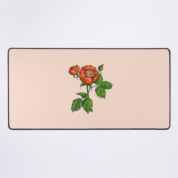 Item preview, Orange Globular Rose Bloom Semi-Double 8-15 Petals In 2 Rows designed and sold by Rachael Taylor.