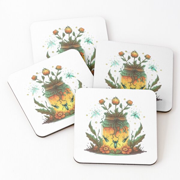 Item preview, BUGS IN MASON JAR designed and sold by PrimeInk.