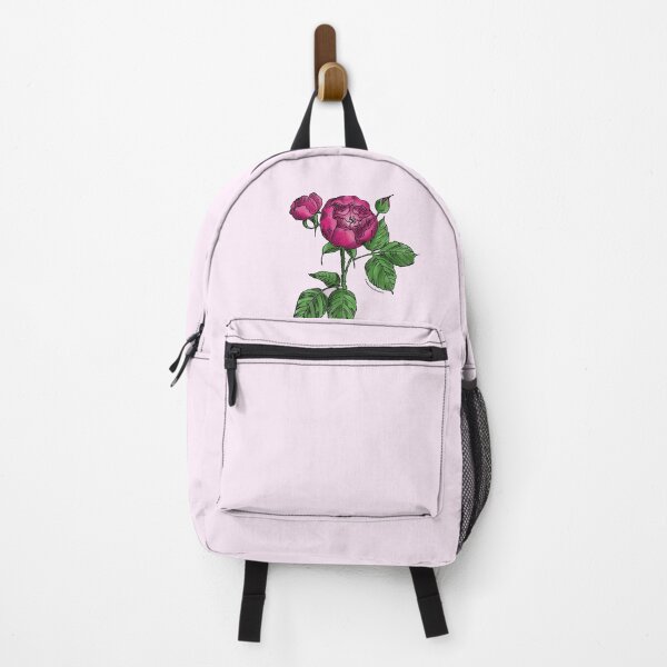 Item preview, Deep Pink Globular Rose Bloom Semi-Double 8-15 Petals In 2 Rows designed and sold by Rachael Taylor.