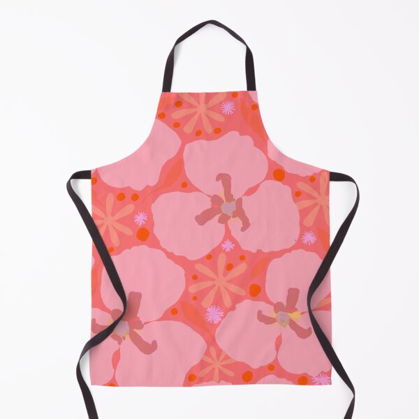 Artikelvorschau, Mandarinenorange Retro-Blumenplakatkunst. entworfen und verkauft von Meteryards.