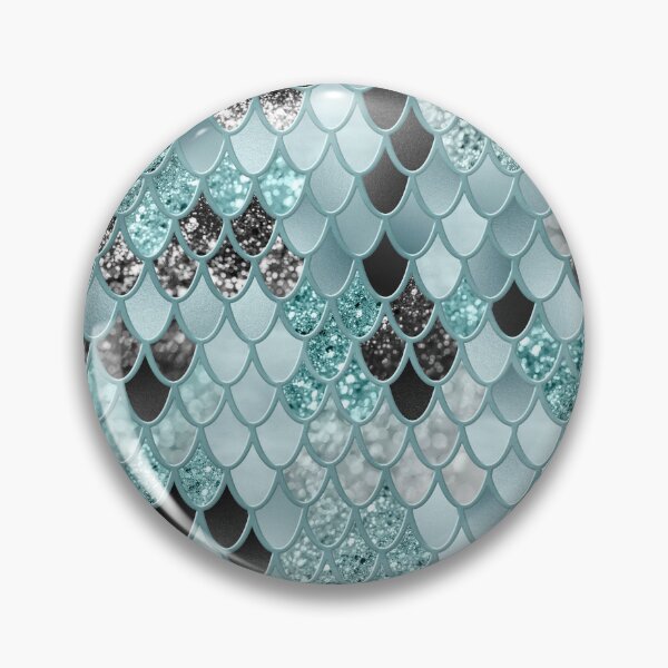 Item preview, Mint Black Mermaid Scales Glam #1 (Photo of Glitter Only - Not Reflective) designed and sold by Anita's & Bella's Art.