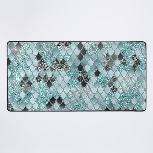 Item preview, Mint Black Mermaid Scales Glam #1 (Photo of Glitter Only - Not Reflective) designed and sold by Anita's & Bella's Art.