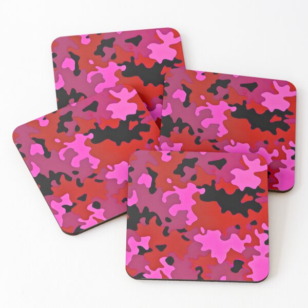 Item preview, #C112: Pink Red And Black On Magenta Camouflage Series designed and sold by FarStarL33.