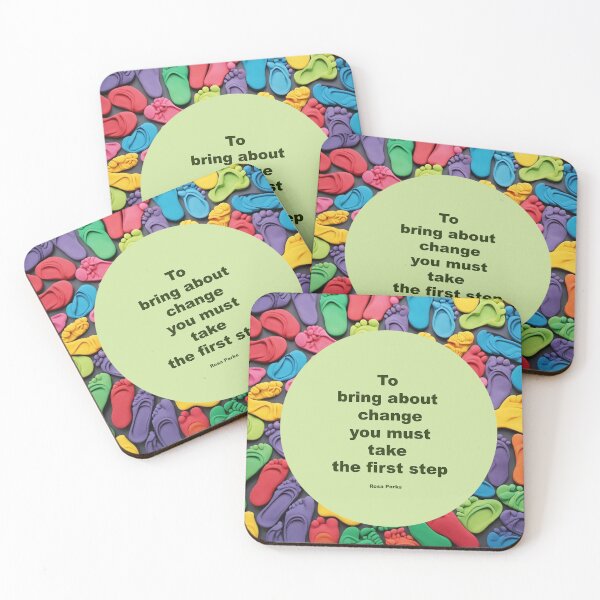 Item preview, Saying by Rosa Parks - Take the first step designed and sold by ComicJo.