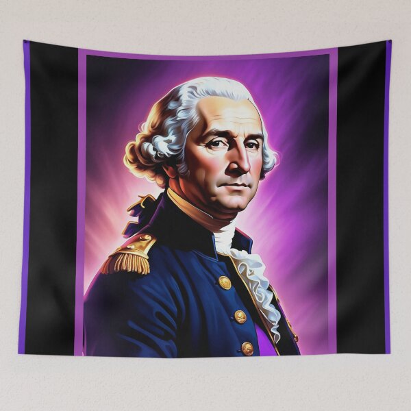 Item preview, GEORGE WASHINGTON-VIOLET LIGHT FANTASY ART designed and sold by PatriotCat.