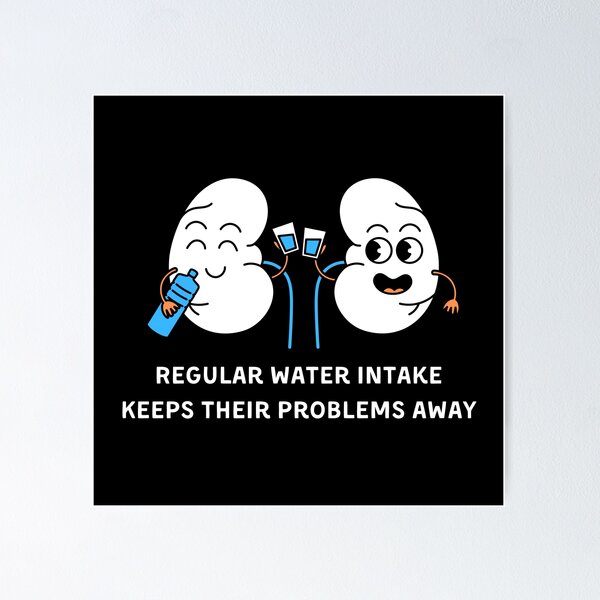 Item preview, Stay hydrated - happy kidneys designed and sold by Ingridpd.