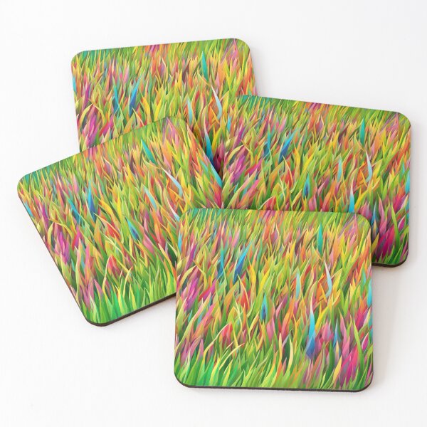 Item preview, Abstract Colorful Blades of Grass Pattern designed and sold by calibrit.