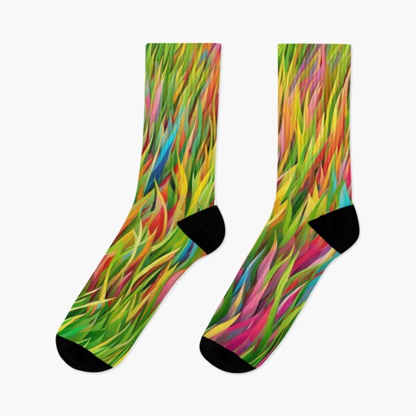 Item preview, Abstract Colorful Blades of Grass Pattern designed and sold by calibrit.