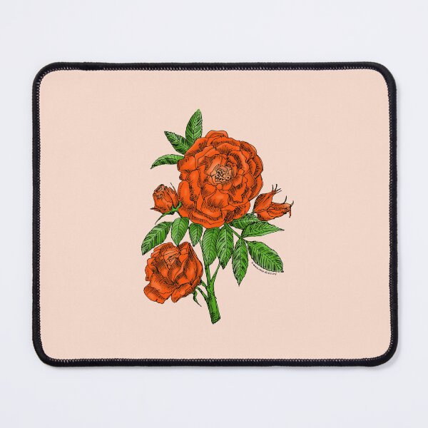 Item preview, Orange Globular Rose Bloom Double 16-25 Petals In 3+ Rows designed and sold by Rachael Taylor.