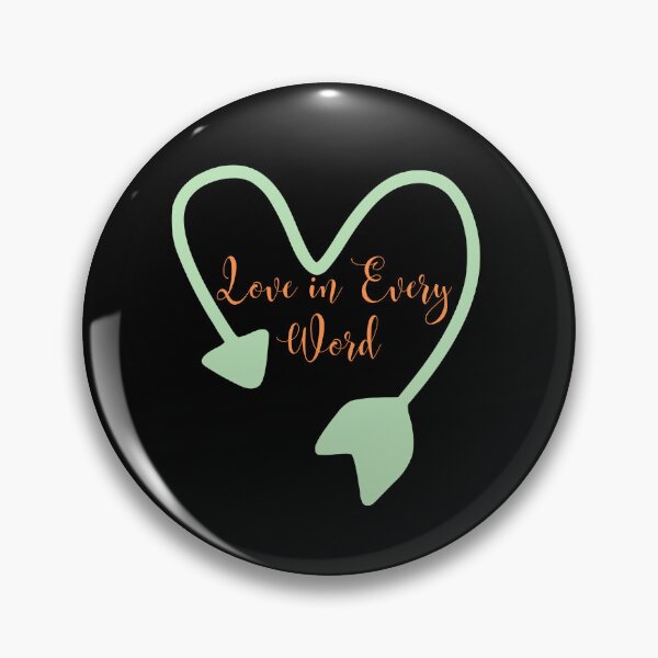 Item preview, Love in every word abstract designed and sold by Saimia.