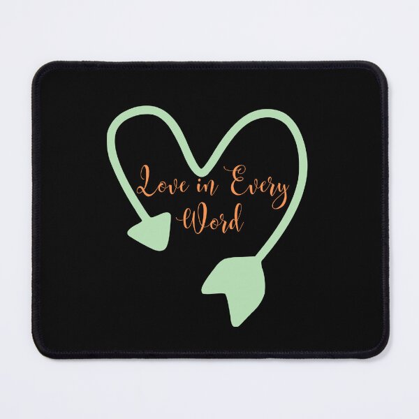 Item preview, Love in every word abstract designed and sold by Saimia.