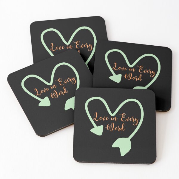 Item preview, Love in every word abstract designed and sold by Saimia.