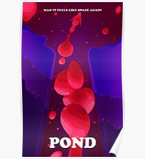 Póster Pond "El hombre se siente como el espacio otra vez" Fan Art