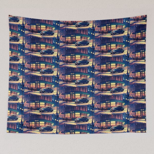 Item preview, Parisian Cafe 1930 Cozy Winter #vintageoldies music graphic design designed and sold by ItsAKinkThing.