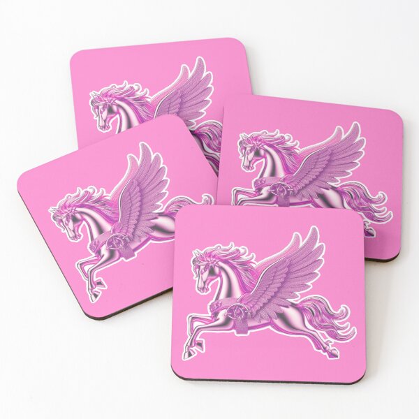 Item preview, Metallic Pink Pegasus - Aria's Pegasi designed and sold by AmberRoseWrites.