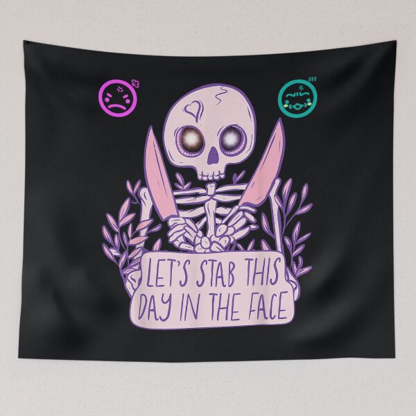 Item preview, Let's Stab This Day In The Face designed and sold by skeastore.