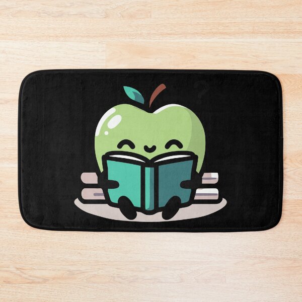 Item preview, Cute Green Apple Reading designed and sold by BluRockDesigns.