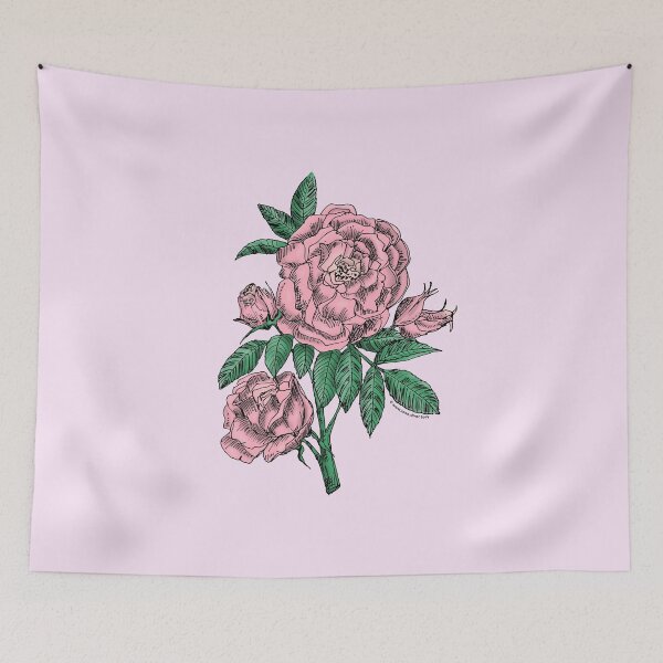 Item preview, Light Pink Globular Rose Bloom Double 16-25 Petals In 3+ Rows designed and sold by Rachael Taylor.