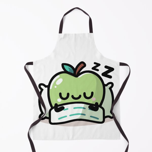 Item preview, Cute Green Apple Sleeping designed and sold by BluRockDesigns.