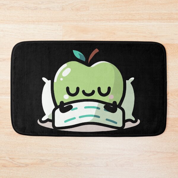 Item preview, Cute Green Apple Sleeping designed and sold by BluRockDesigns.
