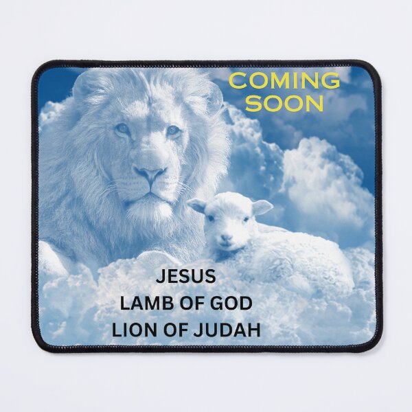 Item preview, JESUS lamb of God lion of Judah designed and sold by jubileerose78.